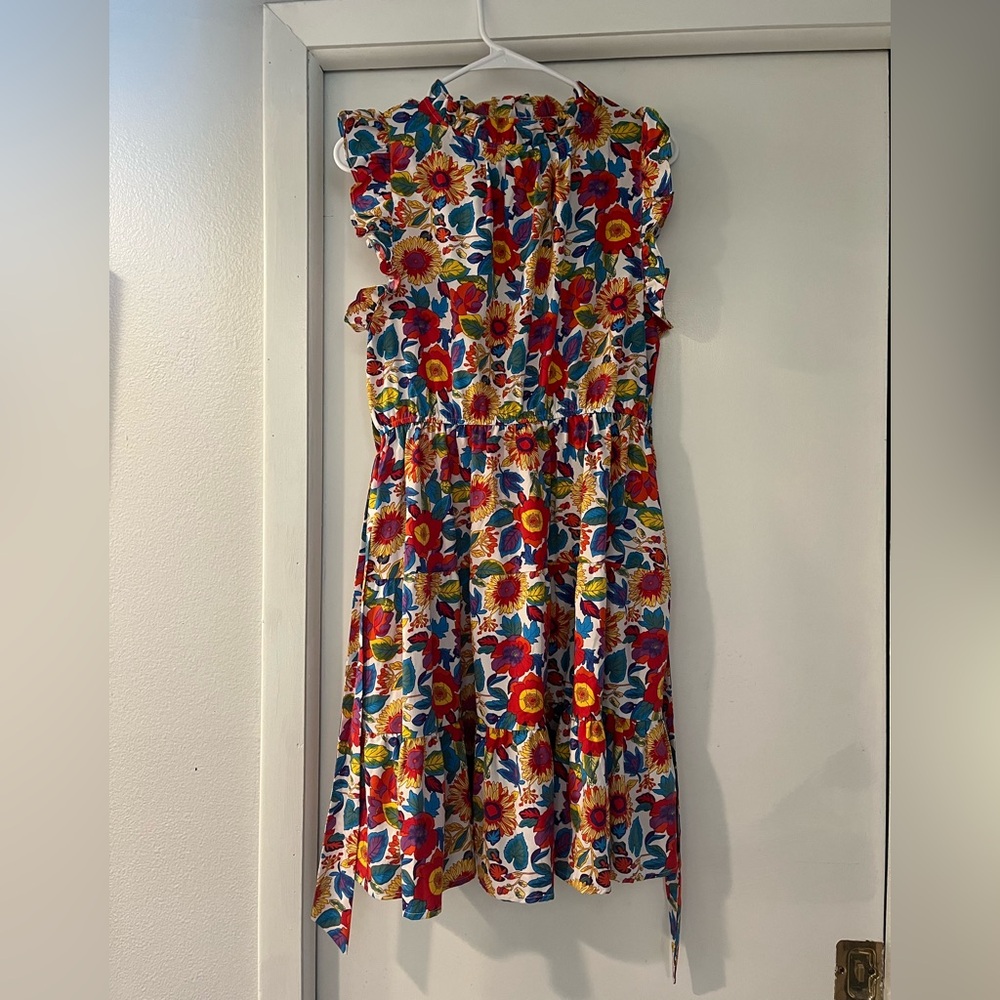 Multicolor flower dress